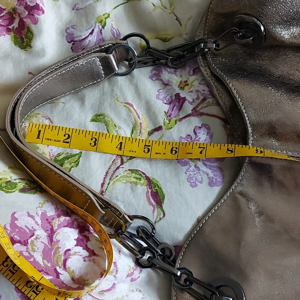 Benvenuti gold Italian leather bag - Picture 11 of 12